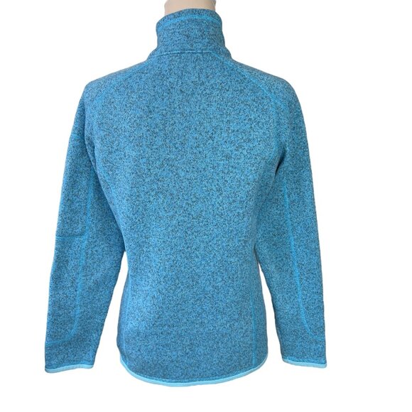 Patagonia Women's Quarter Zip Better Sweater Turquoise Blue Size Medium - Picture 4 of 8